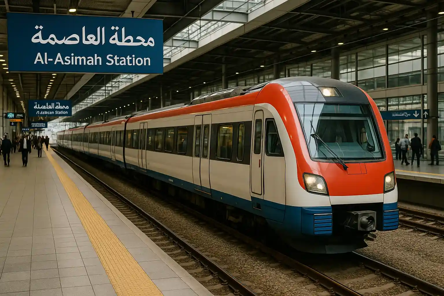 ما هي خطوط القطار التي تمر عبر محطة العاصمة؟