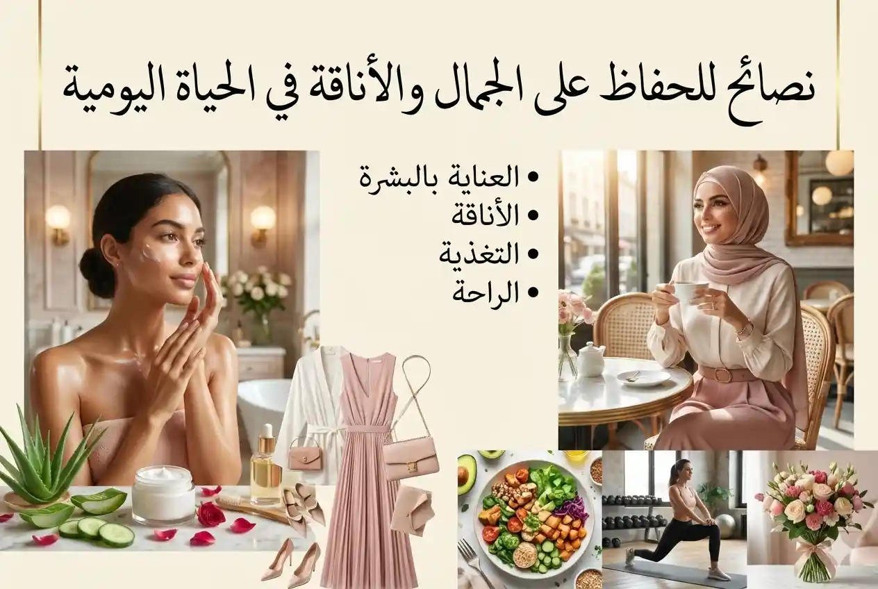 نصائح للحفاظ على الجمال والأناقة في الحياة اليومية
