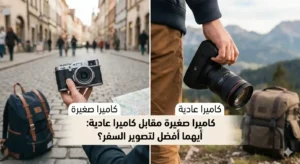 كاميرا صغيرة مقابل كاميرا عادية: أيهما أفضل لتصوير السفر؟