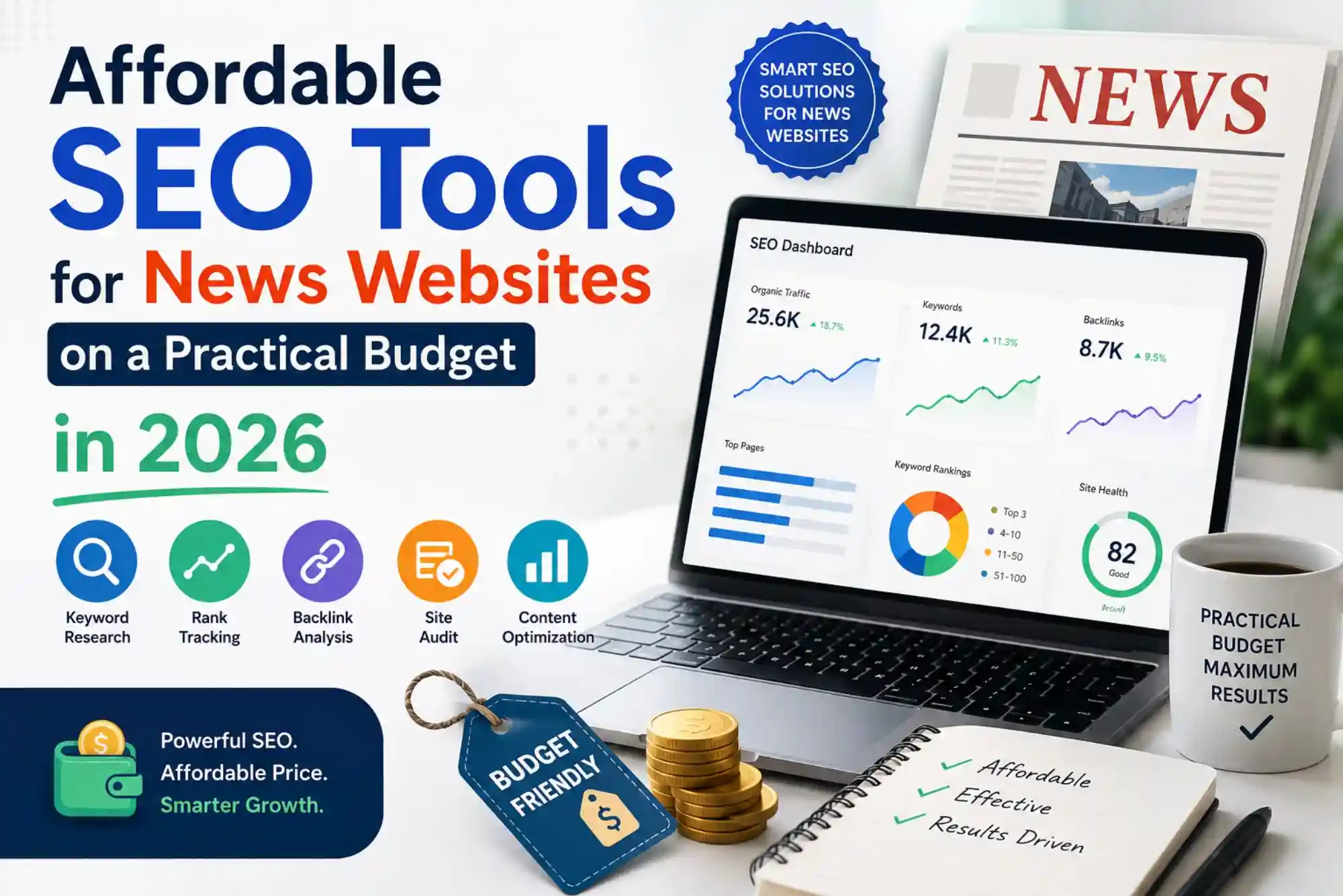 Affordable SEO Tools for News Websites on a Practical Budget in 2026