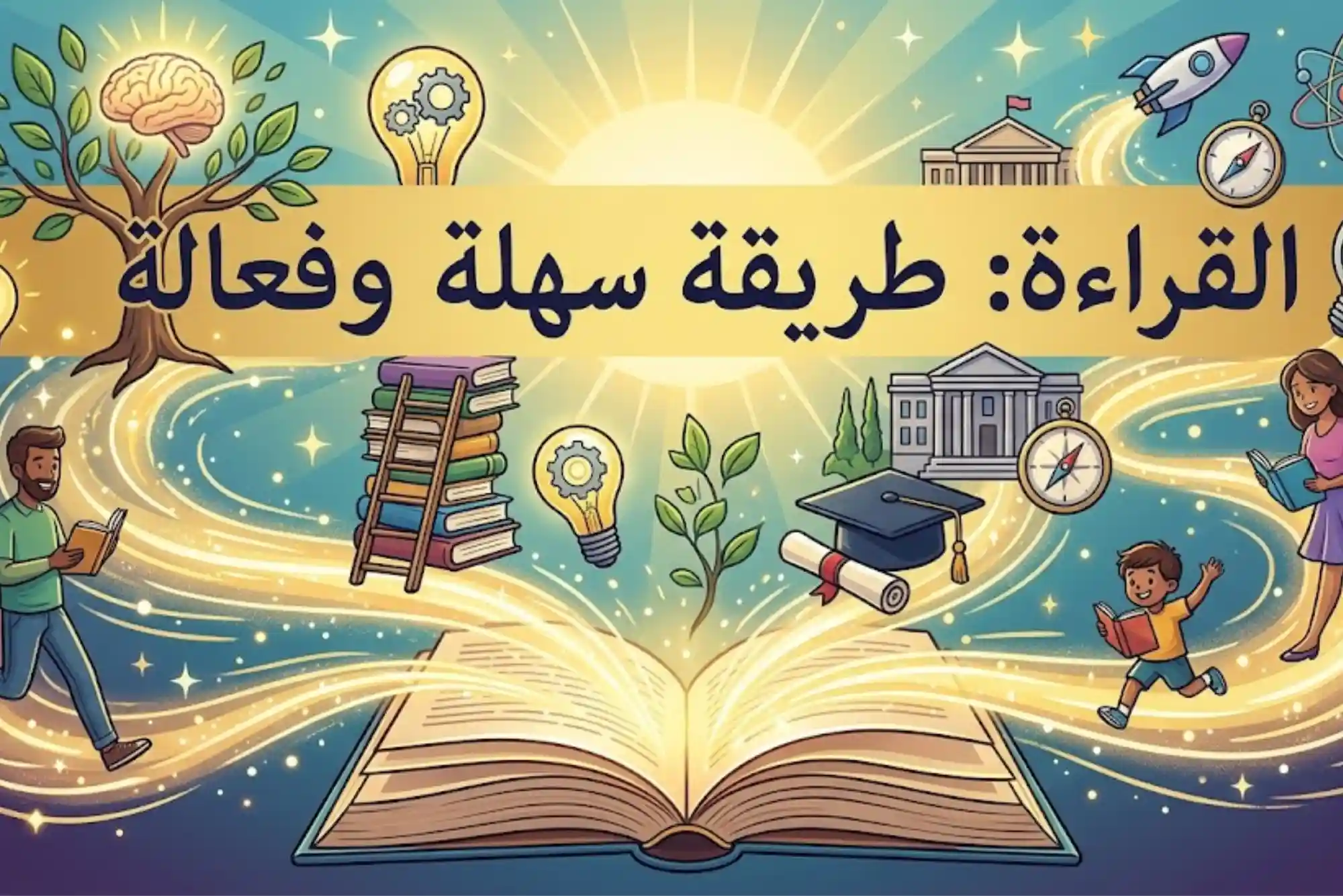 القراءة طريقة سهلة وفعالة