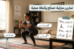 تمارين منزلية نصائح وأمثلة عملية