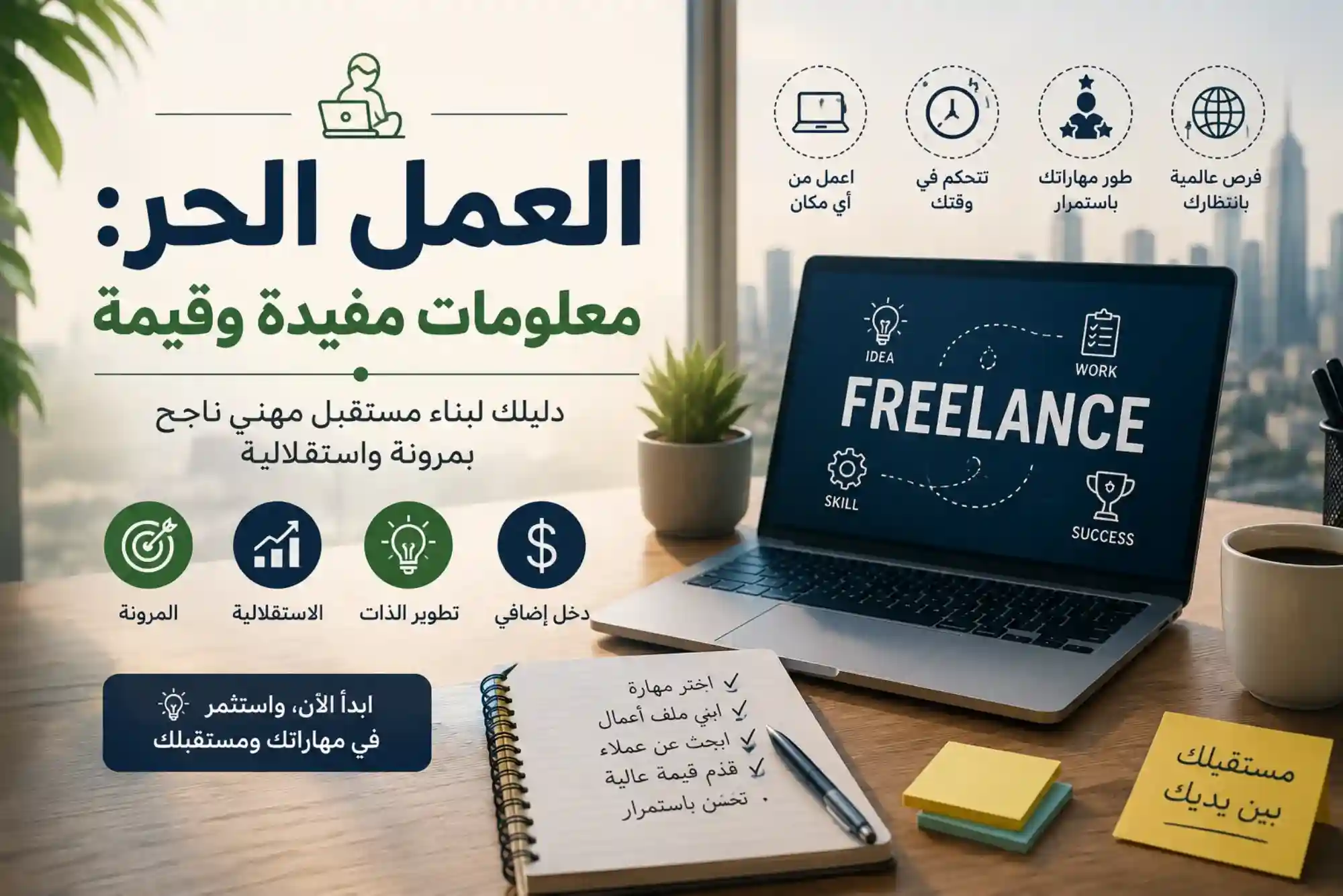 العمل الحر معلومات مفيدة وقيمة